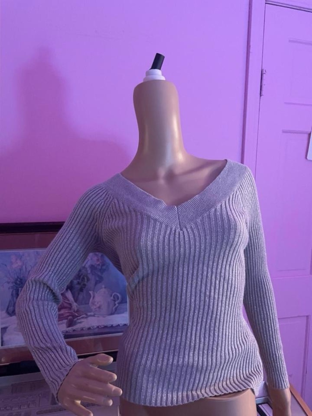 vintage sparkly sweater